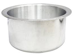 Silver Tone Aluminum Flat Bottom Patila Pot Cookware Stewpot Kitchenware Utensil 4 Litre Read Review Stewpot Kitchenware Utensil