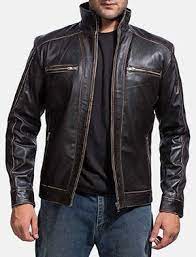 Buy Brownson Leather Biker Jacket For Men Made Of Cowhide Leather Free Shipping In Usa Uk Canada Australia Jackets Men Fashion Leather Jacket Mens Jackets