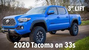 In this video i flex the suspension to show the clearance the tacoma has with a. 2020 Tacoma Lifted On 33s Youtube