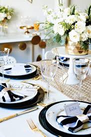 Black And White Wedding Bridal Party Black Gold Champagne Inspired Bridal Shower Hostess With The Mostess Black White Bridal Shower Modern Bridal Shower Geometric Bridal Shower