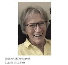 Remembering Elaine Starrett of Rockport and Annisquam. By Rita L. Teele  Elaine Starrett who lived in Rockport, was partner of Al
