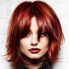Fiery Layered Haircuts Hair Styles Short Red Hair Straight Hairstyles