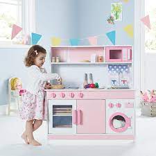 Skip to the end of the images gallery. Pink Wooden Kitchen Toys Character George At Asda