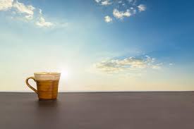 Pngtree provide coffee mug on table in.ai, eps and psd files format. Coffee Mug On The Table With A View Of The Sky And Clouds 1412602 Stock Photo At Vecteezy