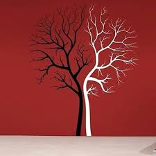 Two Tone Tree Wall Decal Decor Designs Decals Tree Wall Decal Tree Wall Stickers Sticker Wall Art