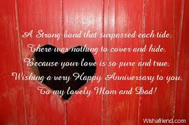 What do you write in a 50th wedding anniversary card? Anniversary Messages For Parents