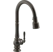 For water efficiency, each faucet features a 1.5 gpm flow rate, offering 50% more spray power than other pullout faucets. Kohler K 29709 2bz Artifacts 1 5 Gpm Single Hole Build Com