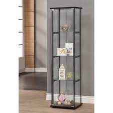 Shop and compare coaster cabinets & cupboards, parts, and accessories on whohou.com marketplace. Coaster 4 Shelf Glass Curio Cabinet In Black 950171ii