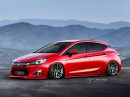 2016 Opel Astra Modified By Akdigitaldesigns On Deviantart Opel Hatchback Car