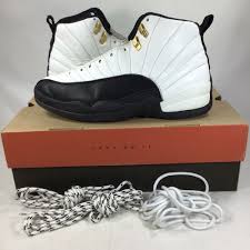 Jordan 12 Black And White Taxi Ebay Sponsored 1997 Og Air Jordan 12 Xii White Black Taxi 130690101 Sz 9 5 Usedj11 Air Jordans Black Casual Shoes Men S Shoes