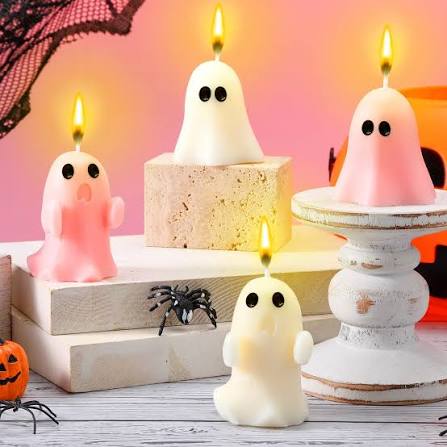 Ghost-shaped Candles