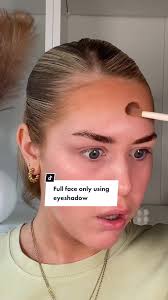 Full Face Makeup Using Only Eyeshadow Challenge