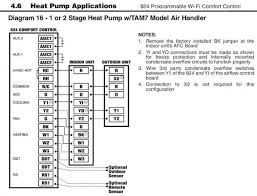 The outdoor unit will have its own diagram, but may not include the indoor air handler and will probably not include the thermostat. Wiring Between Trane Xl824 Tem6 And Xr17 Doityourself Com Community Forums