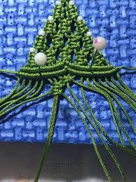 简易圣诞 树小挂件第34步 macrame knots tutorial macrame art knots tutorial