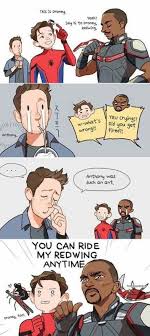 A blog made for reviewing and categorizing peter & tony fanfiction. Spider Man A Trans Peter Parker Story With Avengers Chapter Eleven Bug Bros And The Danger With Deadpool Marvel Superheroes Funny Marvel Memes Marvel
