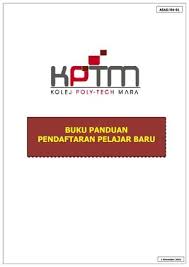 Pilihan kursus mengikut cawangan kptm. Calameo Buku Panduan Pendaftaran Kptm Semakan 1 November 2010