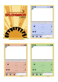 Is the first and best web site that allows you, the viewers, to create your own realistic pokémon cards like the one i make! Splodgemon A Pokemon Style Card Game For School Create Your Own Cards