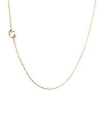 Included chain length will be 40cm + 5cm adjustable chain. Letter Necklace Neiman Marcus