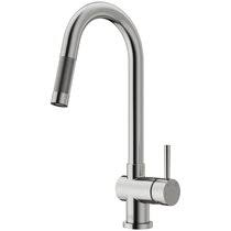 Free shipping & handling offers! Modern Stainless Steel Kitchen Faucets Allmodern