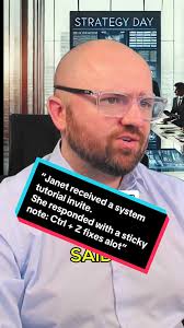 Digital Transformation Comedy: Janet's Sticky Note Solution