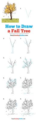 How To Draw A Fall Tree Really Easy Drawing Tutorial Flower Drawing Tutorials Trees Drawing Tutorial Tree Drawings Pencil