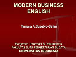 Discover ilmu pengetahuan alam meaning and improve your english skills! Modern Business English Tamara A Susetyo Salim Manjemen Informasi Dokumentasi Fakultas Ilmu Pengetahuan Budaya Universitas Indonesia Ppt Download