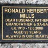 Ronald Herbert Basil Mills (1913–2008) • FamilySearch