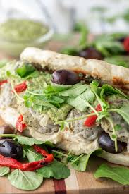 Canola or vegetable oil, for frying; Greek Falafel Naan Sandwiches Recipe Chisel Fork