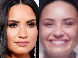 Demi's news comes after the star underwent surgery to have her lump. What Celebrities Look Like When They Re Not Wearing Makeup