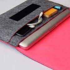 ホットピンク macbook pro クラッチ感覚で持ち歩けるパソコンケース ホットピンク ケース 手作り 小物