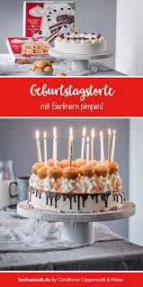 Schnell Gemacht Geburtstagstorte Mit Berlinern Geburtstagstorte Kuchen Und Torten Rezepte Tortendeko