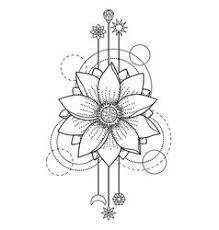 Lotus Modern Tattoo Vector In 2020 Modern Tattoos Lotus Tattoo Design Flower Tattoo Back
