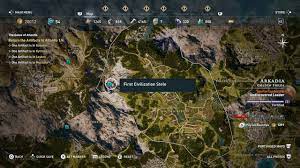 Ah, my favourite tales were always of the akrokorinth, the statues of zeus and athena, the perch of the armored bird in arkadia, and of course, the mysterious mount taygetos. Arkadia Assassin S Creed Odyssey Wiki Guide Ign