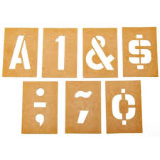 1 to 10 numbers in 3 inch size. Tan 3 Inch Hy Ko Products Number And Letter Stencils Outdoor Decor Patio Lawn Garden