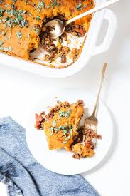 Bake until potatoes are slightly 12 comments on classic beef shepherd's pie recipe. Moroccan Shepherd S Pie With Sweet Potato Gluten Free Loveleaf Co