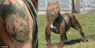 And now some genius has put the terrible tattoos of kids and animals that used to only appear on someone's back or shoulder onto an actual kid and animal face to show you just. Terrible Tattoos Of Bad Portraits And Animal Drawings Are Edited Into Real Life Pictures Daily Mail Online