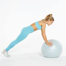 5 Stability Ball Workouts For A Toned Core Ball Exercises Yoga Workout Routine Stability Ball Exercises