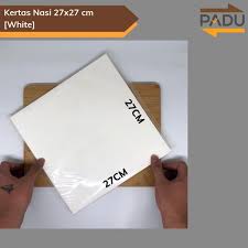 Maybe you would like to learn more about one of these? Jual Kertas Nasi Laminasi 27x27 Cm 100 Pcs Kertas Bungkus Nasi Anti Lengket Di Lapak Padu Paperindo Bukalapak
