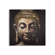 Quadro Dipinto su Tela 'Buddha'