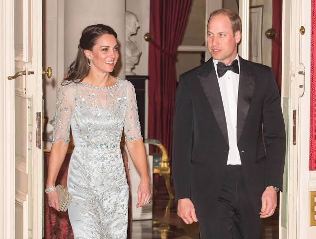 Kate Middleton in Alexander McQueen and Jenny Packham in Paris | Vogue
