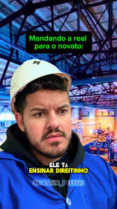 Mandando a real para o novato no trabalho