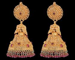 Nathella Collections Antique Peacock Design Jumki With Ruby Beads Classy Jewelry Gold Bangle Set Lovely Earrings