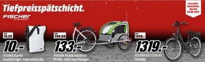 Media Markt Fischer Tiefpreisspatschicht Gunstige Fahrrader Und Zubehor Z B Gepacktragertasche Fur 10