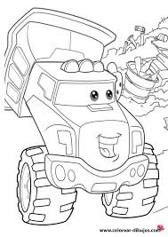 Chuck e cheese coloring pages fire truck. Chuck The Truck Coloring Pages