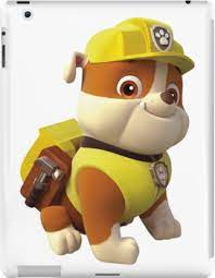 Paw Patrol Rubble Ipad Retina 3 2 Snap Case By Docubazar7 Rubble Paw Patrol Paw Patrol Birthday Paw Patrol Characters