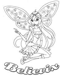 Welcome in winx club coloring pages site. Online Coloring Pages Coloring Page Bloom Believix Winx Club Coloring Books For Children