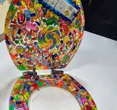 Candy Toilet seat / custom