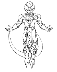Sunny, cloudy, rainy, windy, snowy : Printable Frieza Coloring Pages Anime Coloring Pages
