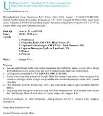 Admin blog berbagi contoh surat kopkar mitra sejahtera undangan rat 2015. Zoom Meeting Contoh Surat Undangan Rapat Zoom