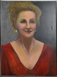 Matilda Lotz, Oil On Board.